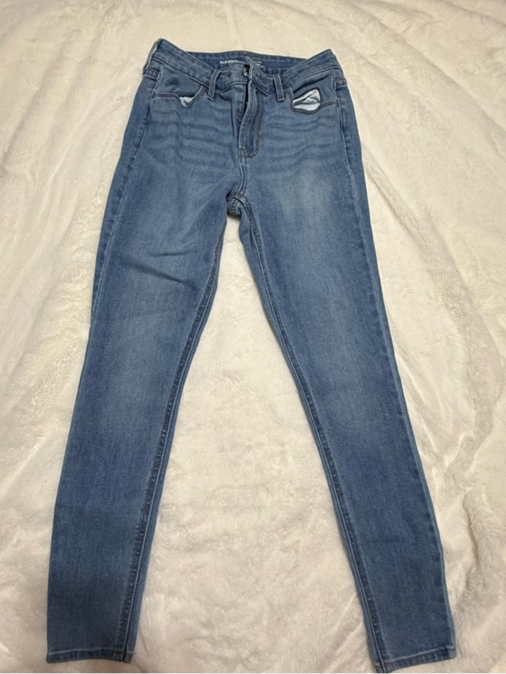 Old Navy Women's Skinny Jeans - Medium Blue Wash